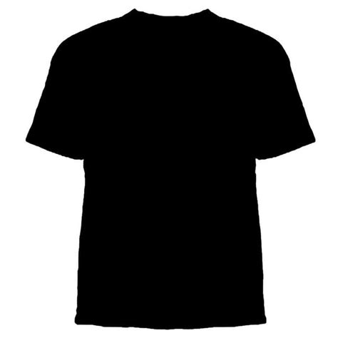 Blank Black Shirt Template